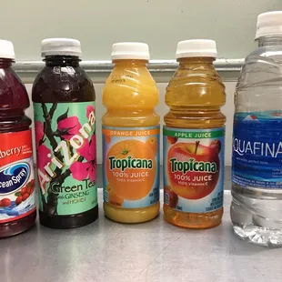 Variety of bottled drinks to satisfy your thirst