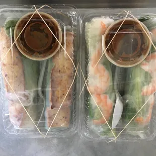 Fresh Tofu &amp; Shrimp Summer Rolls!