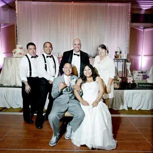 All smiles from the Bride and Groom!