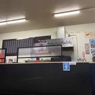 sushi and sashimi, interior