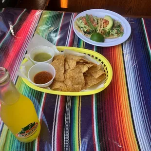 Jarritos And The Vegetarian Tacos