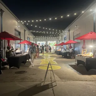 Night time artist and makers market