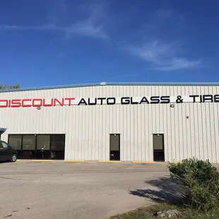 We've just installed a new sign to make it easier for our customers to find us.