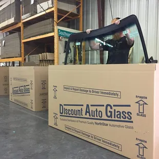 Discount Auto Glass and Tire ships windshields and other auto glass parts nationwide.