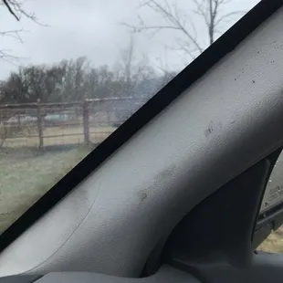 Scratches on a-piller