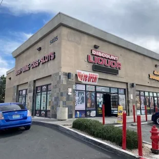 Exterior view of Discount Liquor