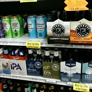 I have have noticed that beer is moving away from bottles to cans as I looked at the good beer isle, get used to it.