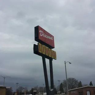 Can't miss the huge sign.