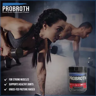 Probroth Bone Broth Protein - Natural Chocolate - 17.3 OZ