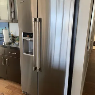 Installed refrigerator