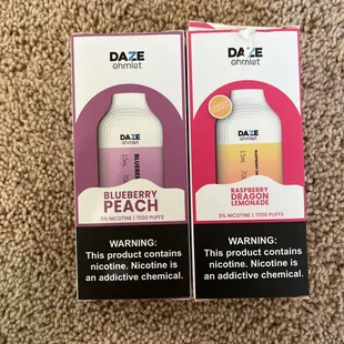 My favorite brand of disposable e-cigs! They taste great and last forever!