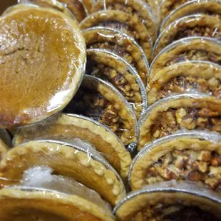 Sweet potato and pecan pies!