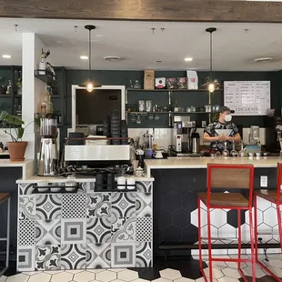 Store front inside Crossroads Collective