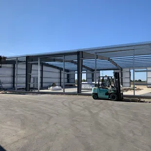 New service department being built