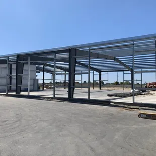 The walls are going on