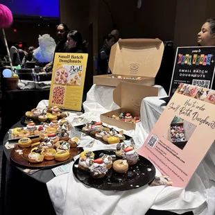 Small batch doughnuts.