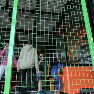 Climbing in the center