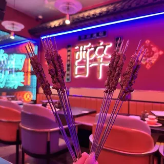 Mini BBQ Beef Skewer