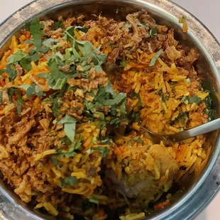 Chicken Biryani (Indian spicy)