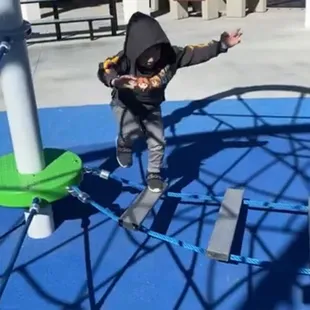 Playing floor is lava