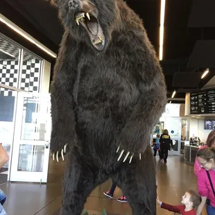 This big bear greets you at the entrance :)