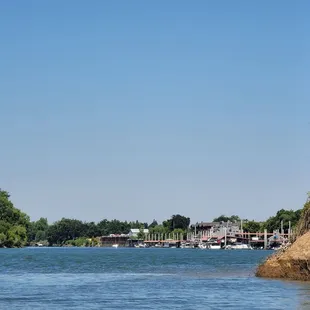 View across from the dock.