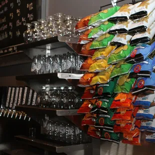 Great beer. Great snacks. Plus Giovanni's pizza? Num.