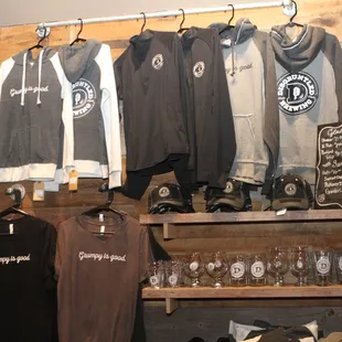 Lots of merchandise for sale!