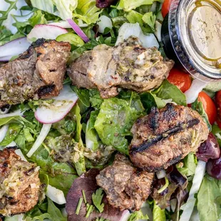 Chicken Kebab Salad
