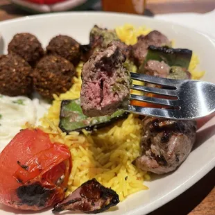 Lamb Kebab Plate