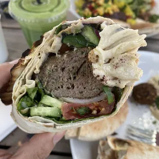Beef and lamb wrap