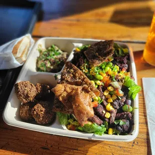 a plate of food