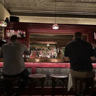 Bar when you first walk in