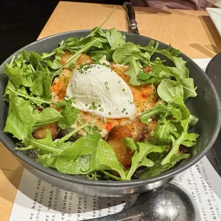 Smoked Salmon Rilletes, hot pepper jelly, and fried potatoes