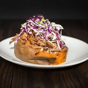 BRISKET STUFFED SWEET POTATO! Are you kidding me!?!?