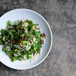 Brussels sprout super salad from winter menu!