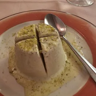 Home-Made Pistachio Ice Cream.