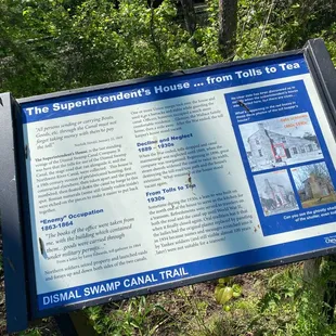 Mile markers and historic areas along the way.