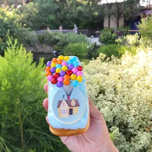 Up inspired donut for Pixar Fest