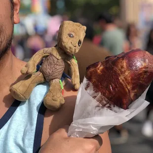 A little snack for baby Groot