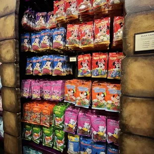 a display of candy