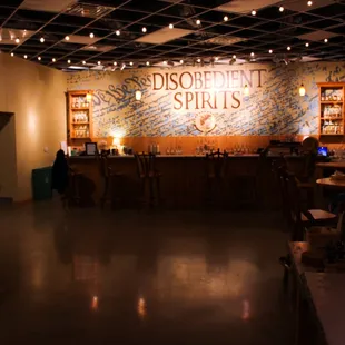 Tasting room and bar.