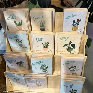 Cute astrology cards