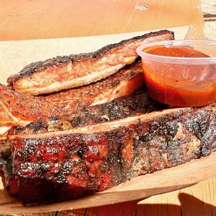 bbq ribs, ribs, food