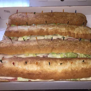 Party subs call and order for your upcoming events