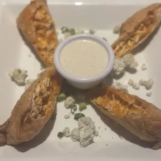 Buffalo Chicken Egg Rolls
