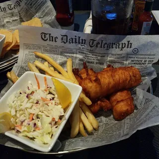 Beer Battered Fish & Chips