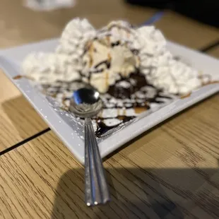 Chocolate Brownie Sundae