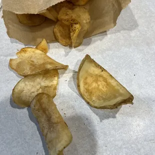The spicy chips that had very little spice and were stale