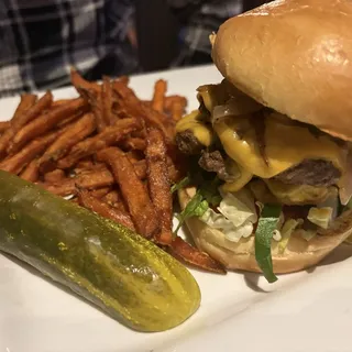 Smashed Animal Cheeseburger*